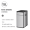 15L 20L Smart Automatic Sensor Trash Can Touchless Stainless Steel Kitchen Bathroom Bin 6