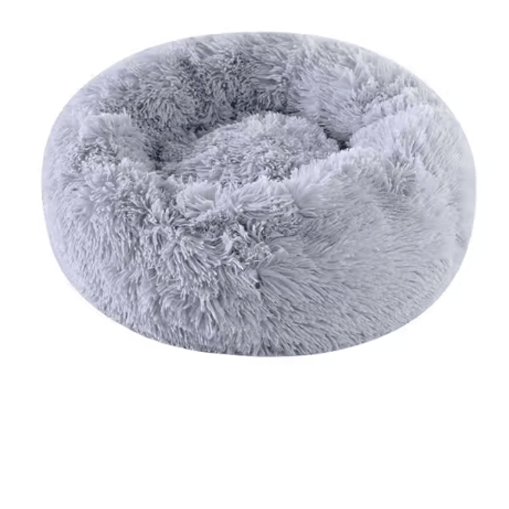 Cozy Plush Round Pet Bed Warm Washable Cat Dog Nest Cushion 4