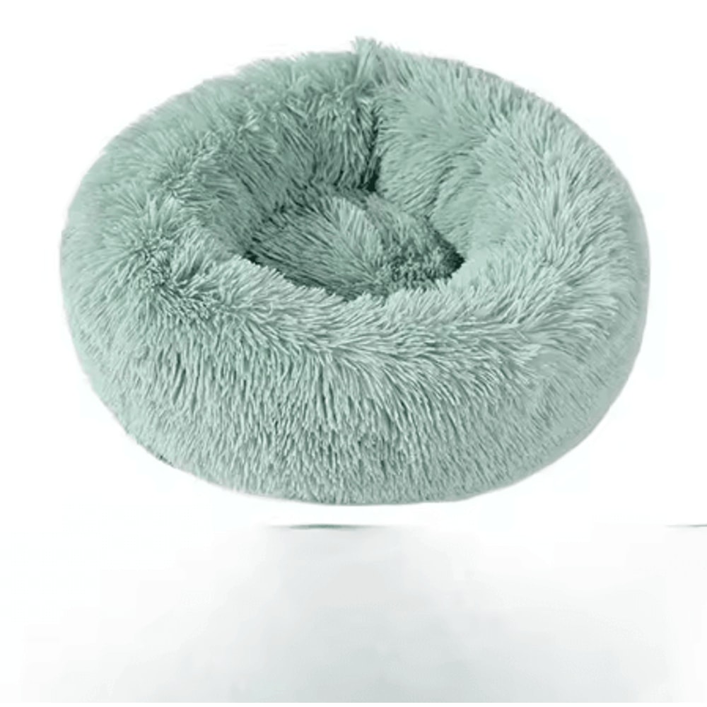 Cozy Plush Round Pet Bed Warm Washable Cat Dog Nest Cushion 8