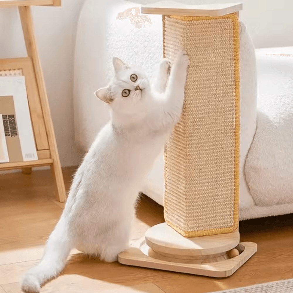 Natural Sisal Cat Scratching Mat Durable Floor Scratch Pad Furniture Protector 0