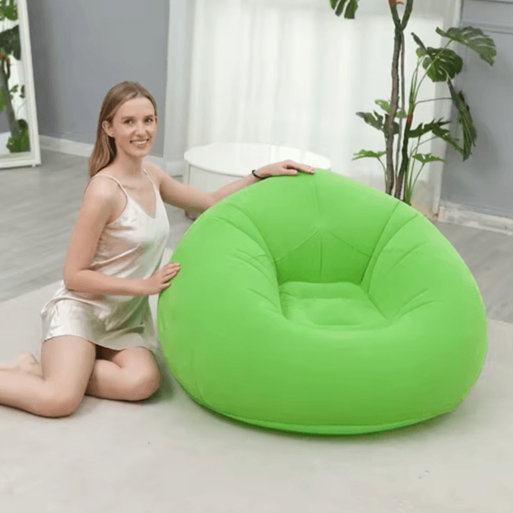 UltraComfort Inflatable Sofa Chair Portable Lazy Lounger Air Bean Bag Couch 8