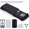 30X90X LED Jewelry Loupe Magnifier Foldable UV Light Precision Inspection Tool 1