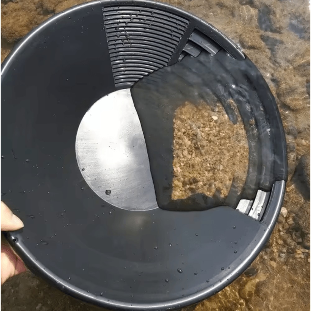 15Inch Gold Panning Pan Durable Plastic Prospecting Basin For Nugget Mining River Exploration 3