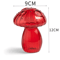 Mini Mushroom Glass Vase Nordic Hydroponic Plant Aromatherapy Decorative Vase 5