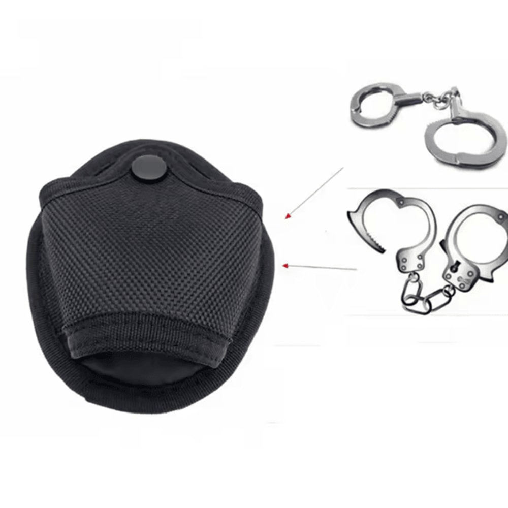 Universal Tactical Handcuff Pouch Nylon QuickRelease Belt Holder Case 1