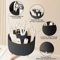 360 Degree Rotating Makeup Brush Holder Organizer 5Slot MultiFunctional Vanity Storage 3