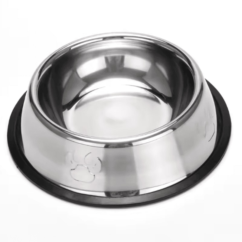 Stainless Steel Pet Bowl AntiSlip Durable Food Water Feeding Bowl For Dogs Cats 5