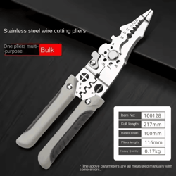 multi-functional electrician wire stripping pliers – precision cutting & splitting tool