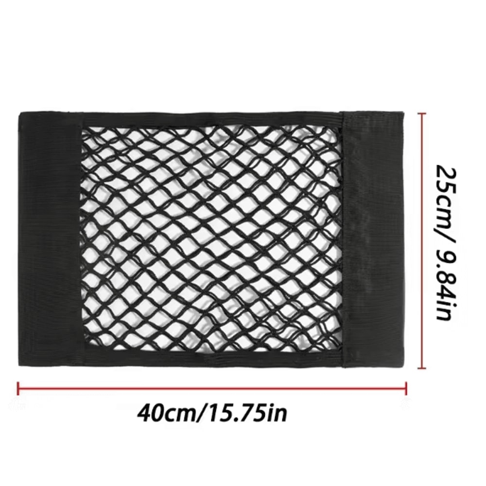 Universal Car Trunk Storage Net Elastic Mesh Seat Back Organizer Pocket 6
