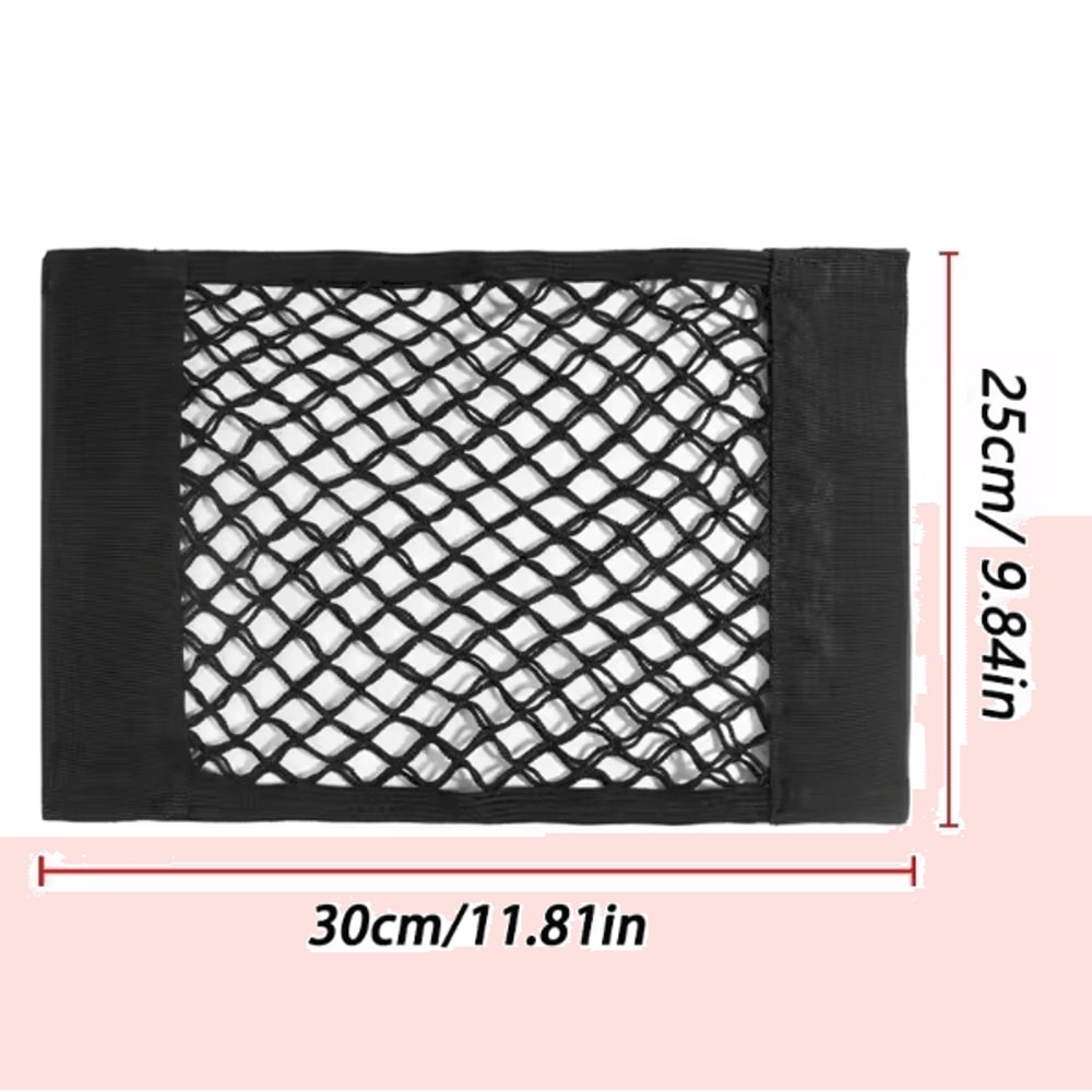 Universal Car Trunk Storage Net Elastic Mesh Seat Back Organizer Pocket 5
