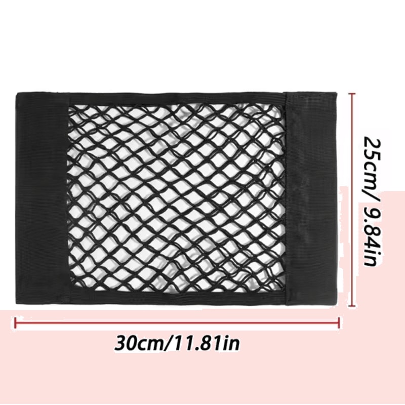Universal Car Trunk Storage Net Elastic Mesh Seat Back Organizer Pocket 5