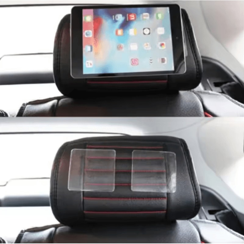 GripFlex Reusable Silicone Car AntiSlip Mat Phone Holder 4