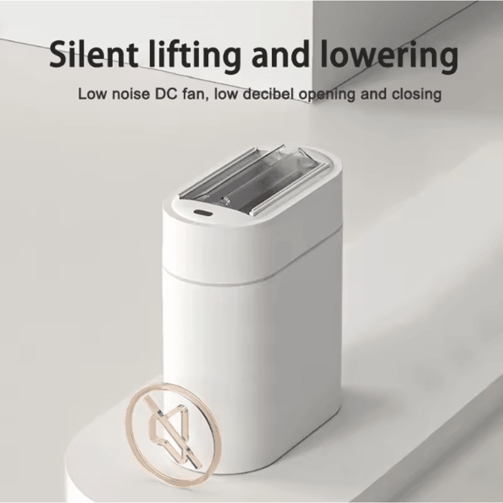 SmartSeal 9L Sensor Trash Can With Automatic Bagging Dual Opening 0