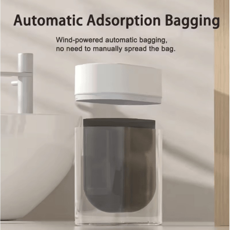 SmartSeal 9L Sensor Trash Can With Automatic Bagging Dual Opening 1