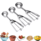 ScoopMaster 3Piece Stainless Steel Ice Cream Scoop Set With Spring Handle 0
