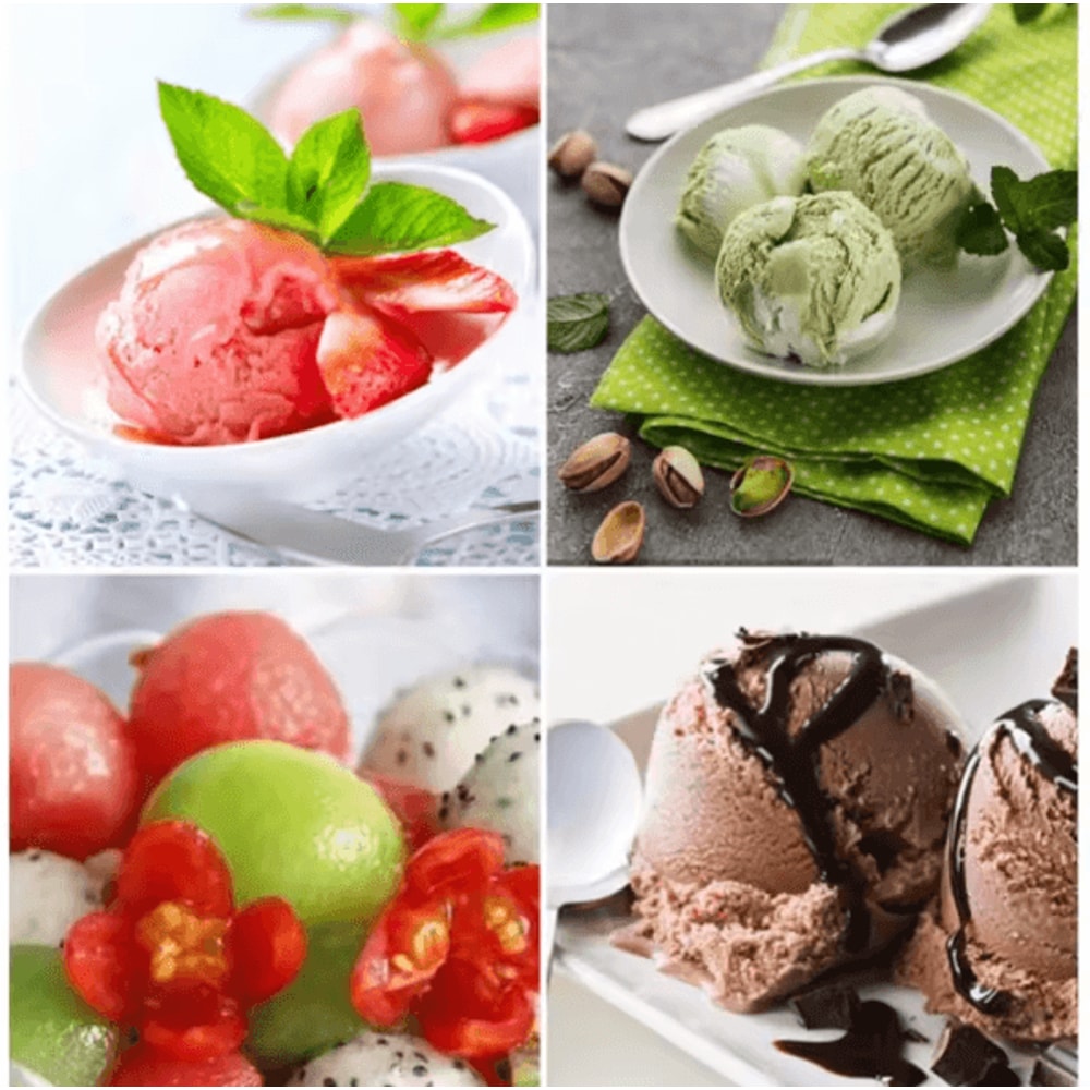 ScoopMaster 3Piece Stainless Steel Ice Cream Scoop Set With Spring Handle 2