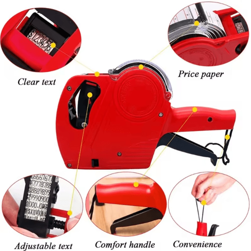 ProMark MX5500 8Digit Price Tag Gun With Ink Roller 1