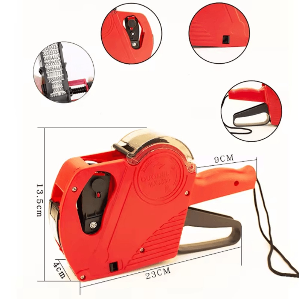 ProMark MX5500 8Digit Price Tag Gun With Ink Roller 4