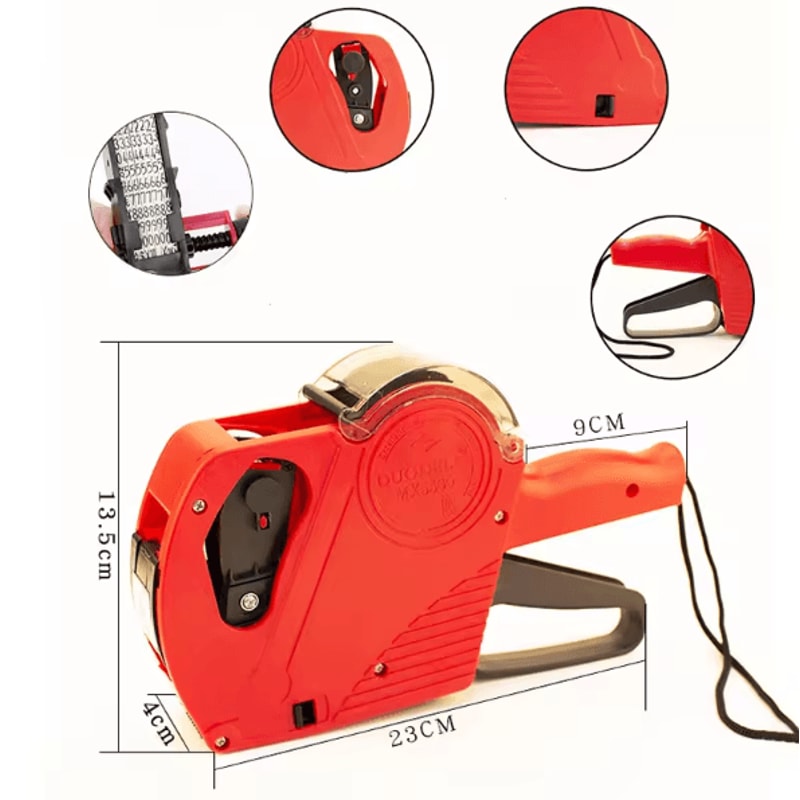ProMark MX5500 8Digit Price Tag Gun With Ink Roller 4