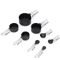 PrecisePro 8Piece Stainless Steel Measuring Cups Spoons With Silicone Grip 5
