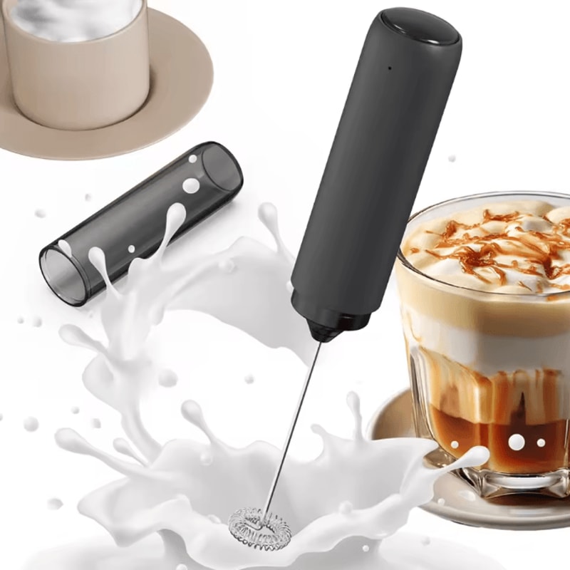FrothPro Smart USBC Electric Milk Frother With Silent Whisk Technology 1
