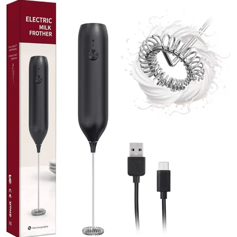 FrothPro Smart USBC Electric Milk Frother With Silent Whisk Technology 7