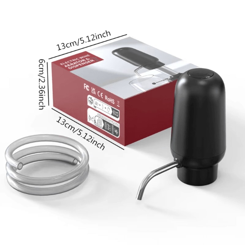 AeroPour Smart Electric Wine Decanter Automatic Dispenser With Adjustable Pouring 4