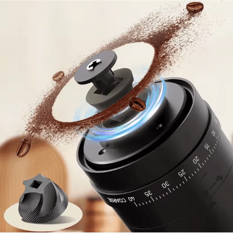 GrindGo Pro USB Rechargeable Electric Coffee Grinder With Ceramic Burr Core 1