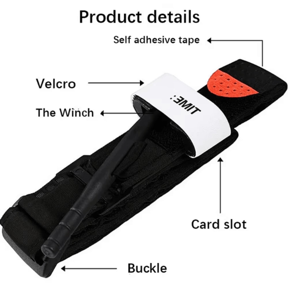 RapidGuard Tactical First Aid Kit With Tourniquet For Outdoor Emergency Use 1