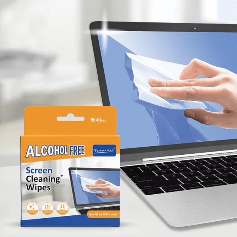 CrystalClean 40Pack Screen Cleaning Wipes Kit For Phones Laptops More 1