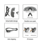StealthGuard HD Tactical Goggles With 3 Interchangeable Lenses 2