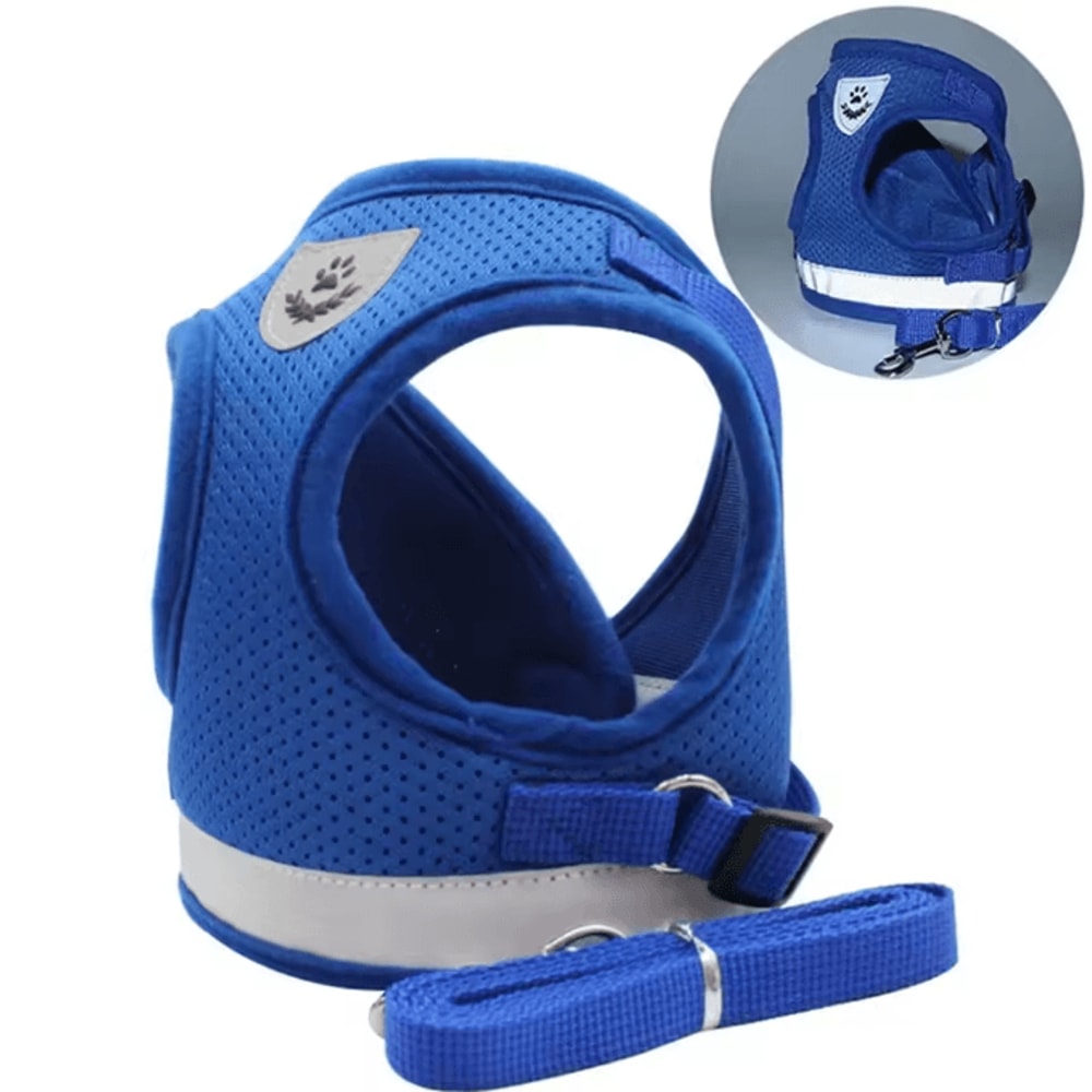 SafePaw Reflective EscapeProof Cat Harness Leash Set 4