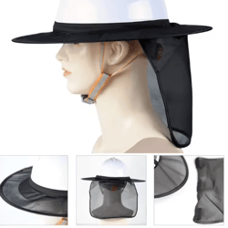 sunshield pro reflective hard hat neck shade for outdoor work