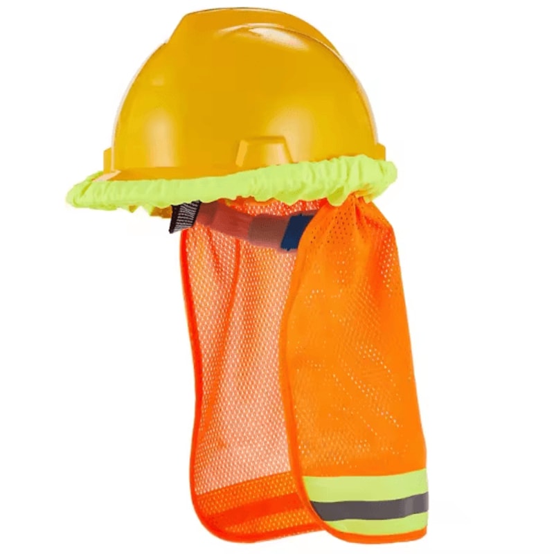 SunShield Pro Reflective Hard Hat Neck Shade For Outdoor Work 8