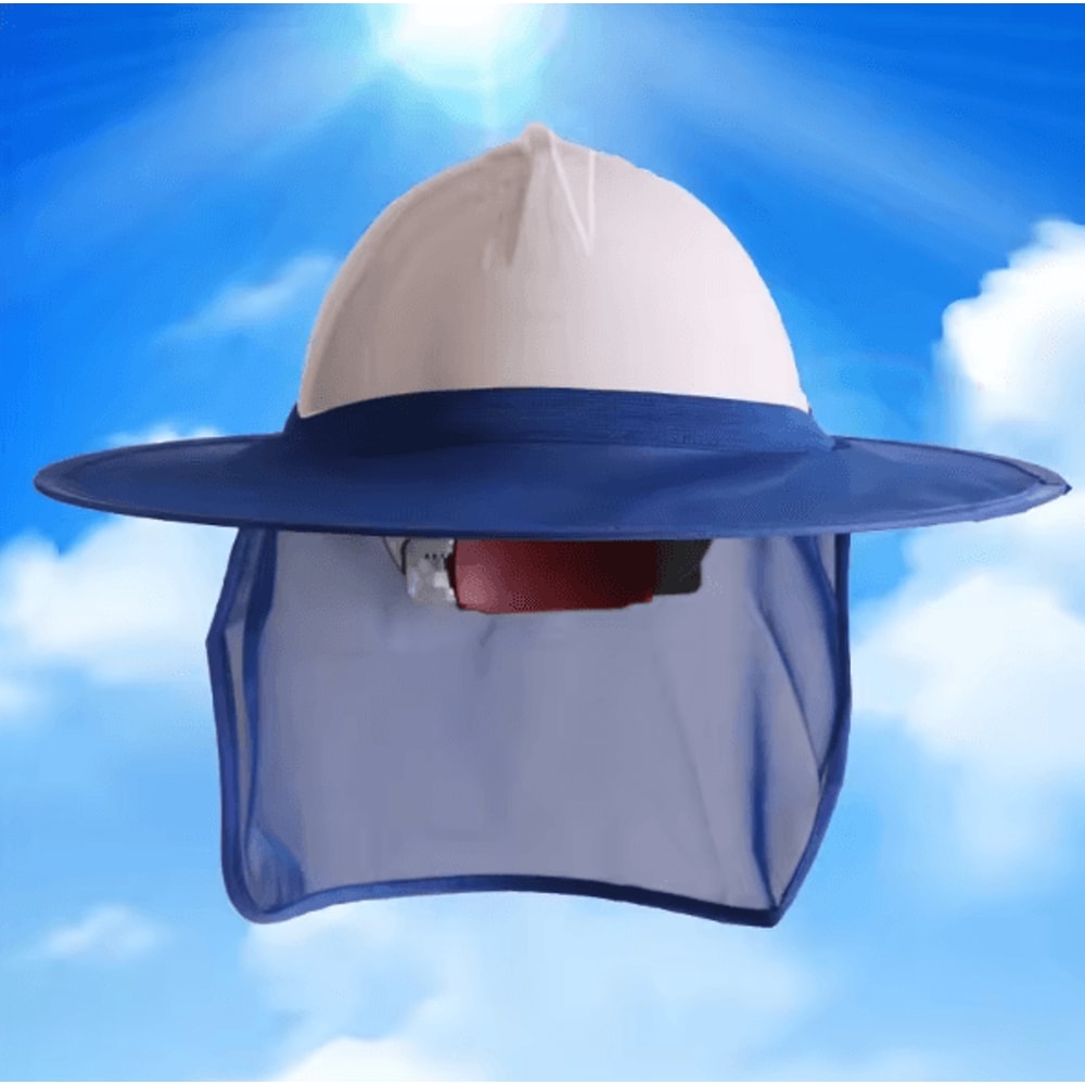 SunShield Pro Reflective Hard Hat Neck Shade For Outdoor Work 4