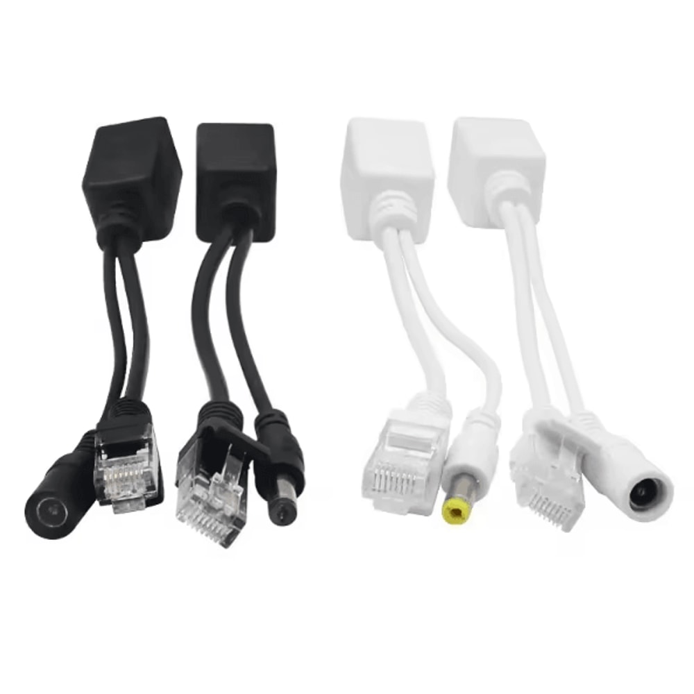 NetLink Passive PoE Injector Splitter Cable Kit For IP Cameras Networking 0