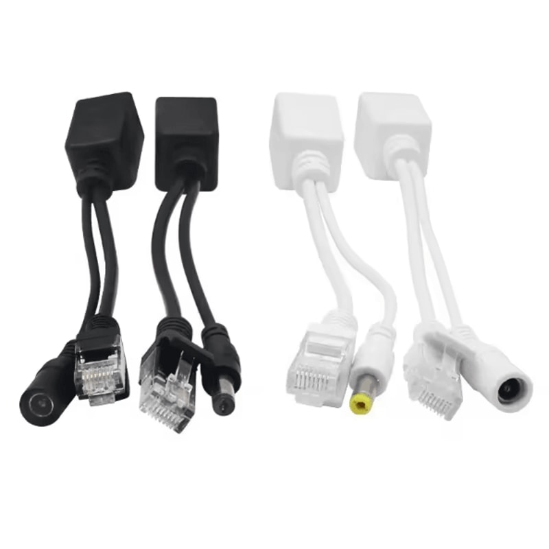 NetLink Passive PoE Injector Splitter Cable Kit For IP Cameras Networking 0