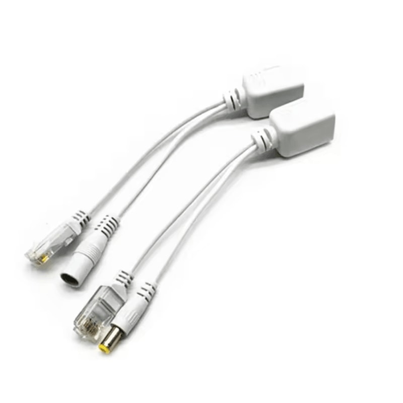 NetLink Passive PoE Injector Splitter Cable Kit For IP Cameras Networking 4