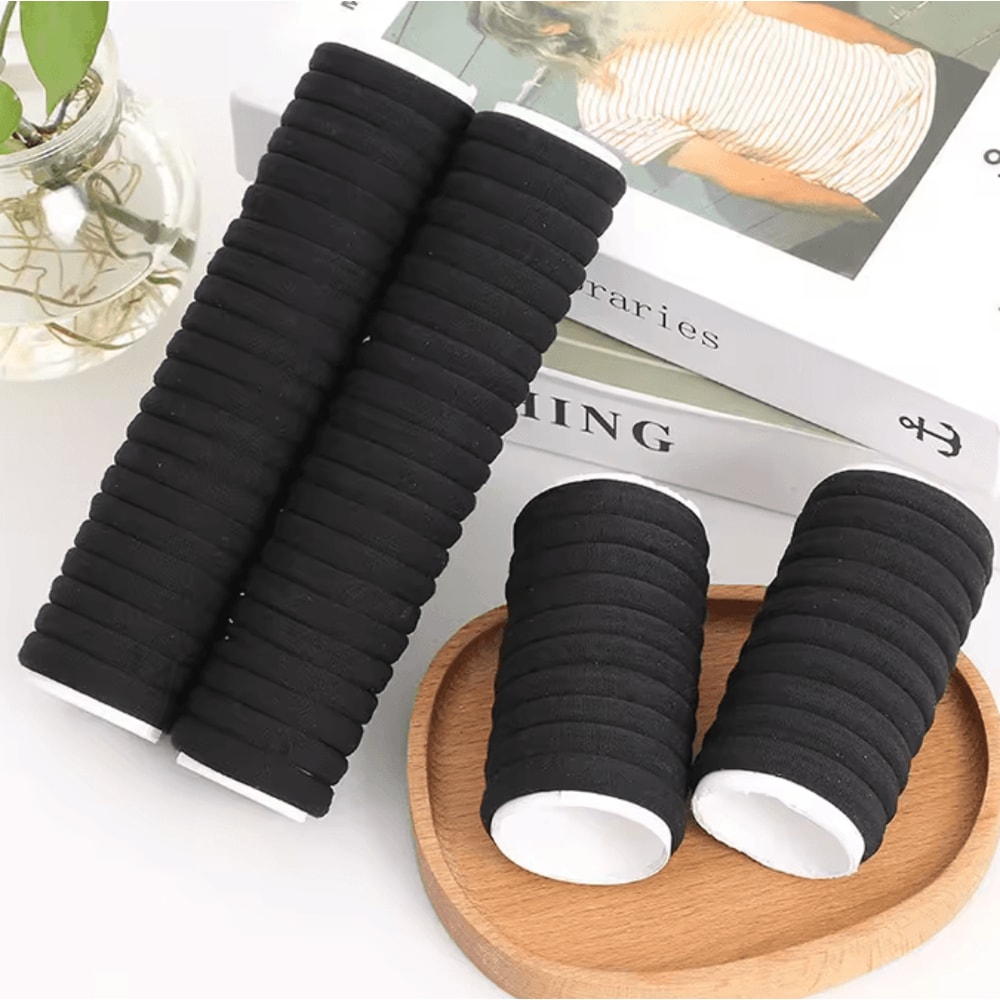 ColorFlex 50Piece Multicolor Elastic Hair Bands For Women Girls 2