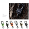 SecureClip Retractable Steel Wire Keychain With Carabiner Reel 0