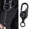 SecureClip Retractable Steel Wire Keychain With Carabiner Reel 2