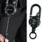 SecureClip Retractable Steel Wire Keychain With Carabiner Reel 2