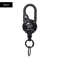 SecureClip Retractable Steel Wire Keychain With Carabiner Reel 8