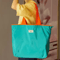 EcoCarry Foldable Reusable Grocery Shoulder Bag With Drawstring Closure 6