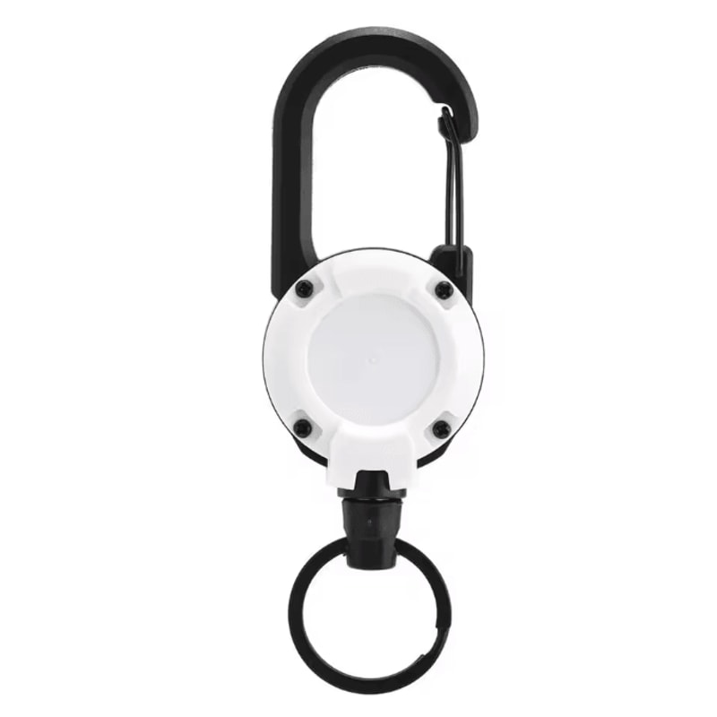 GripLock Retractable Carabiner Keychain With Steel Wire Reel 5