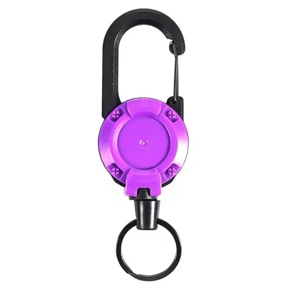GripLock Retractable Carabiner Keychain With Steel Wire Reel 6