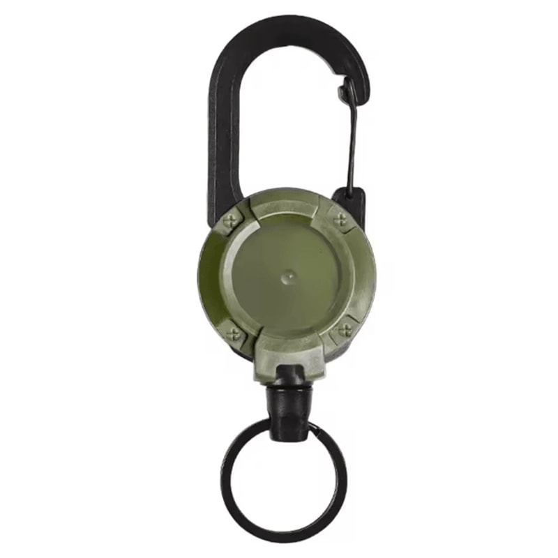 GripLock Retractable Carabiner Keychain With Steel Wire Reel 7