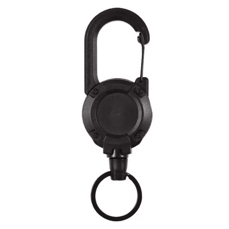 GripLock Retractable Carabiner Keychain With Steel Wire Reel 9
