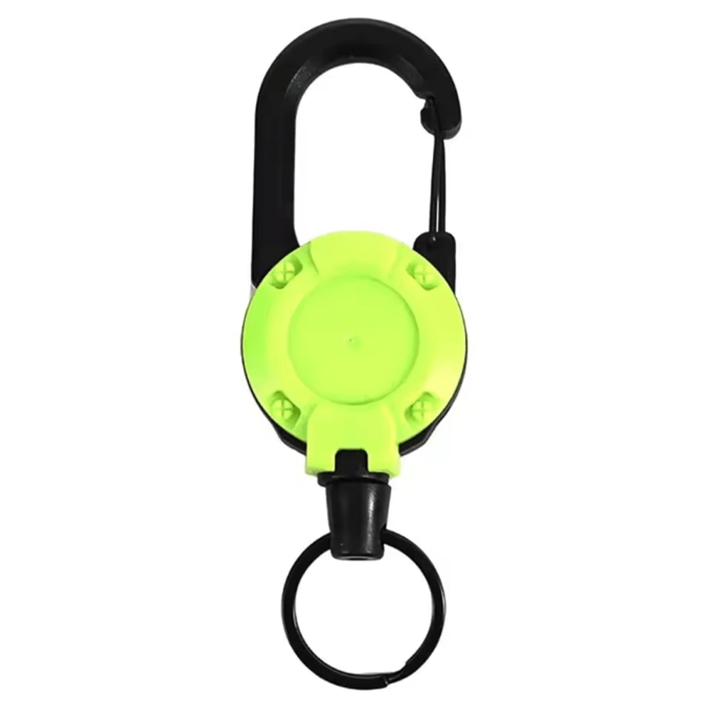 GripLock Retractable Carabiner Keychain With Steel Wire Reel 8