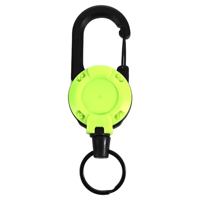 GripLock Retractable Carabiner Keychain With Steel Wire Reel 8